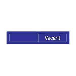 EN302BL   Engraved, Occupied/Vacant, 2 X 10, Blue, 2 Ply Plastic 