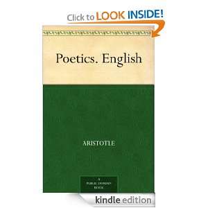Poetics. English Aristotle  Kindle Store