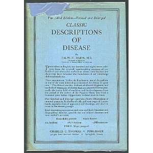  Classic Descriptions of Disease: Ralph H. Major: Books