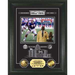  BSS   Bruce Smith Archival Etched Glass Hall Of Fame Photo 