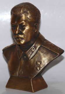 Soviet Russian communist STALIN bust statue Lenin H11  