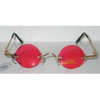 SteamPunk Cosplay Fu Man Chu Red Eye Glasses, NEW UNWORN  