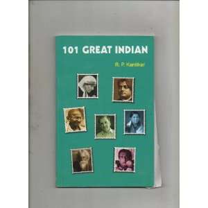  101 Great Indians R. P. Kanitkar Books