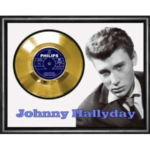  Johnny Hallyday Da Dou Ron Ron Framed Gold Record A3 