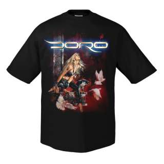 Doro Herzblut T Shirt Heavy Metal Warlock New XL  