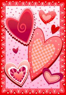     Mini Flag   Valentine hearts for Valentines Day   Spring  