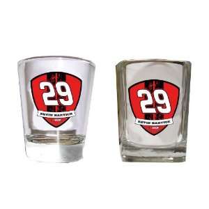  Kevin Harvick NASCAR 2 Pack Shot Glass Set: Sports 
