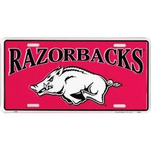   America sports Arkansas Razorbacks College LICENSE PLATES: Sports