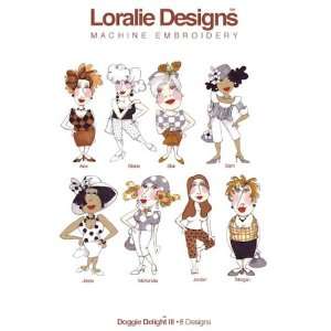   Loralie Designs Embroidery Designs on CD 630865 Arts, Crafts & Sewing