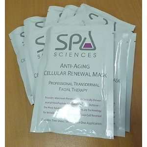 Spa Sciences Anti aging Cellular Renewal Mask Professional Transdermal 