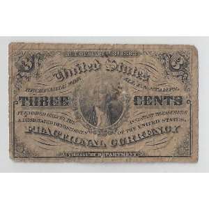  US Fractional Currency, Third Issue 