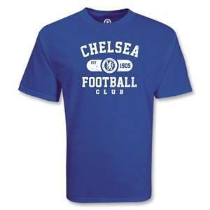   Football Club Distressed Soccer T Shirt (Royal)