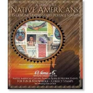  Stamp Collecting Pack   US Native American Indian Stamps Toys & Games