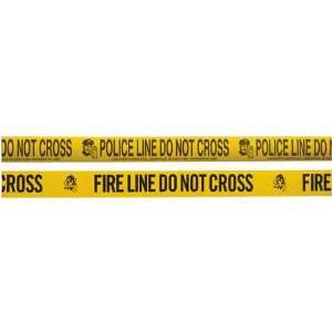PRESCO PRODUCTS CO B3104Y341 188 Barricade Tape w/Reel,Yellow/Blk,1000