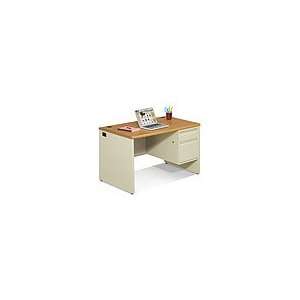  Sandusky 800 Series Single Pedestal Steel Desk Office 