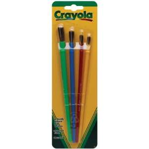  Crayola Paint Brushes 4/Pkg Arts, Crafts & Sewing