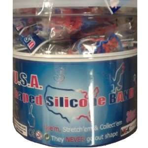  Silicone Shaped Bands   USA Toys & Games