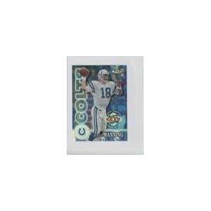  2000 01 Finest Super Bowl Jumbos Refractors #4   Peyton 