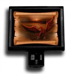  Dragon Scroll Premium Decorative Night Light: Home 