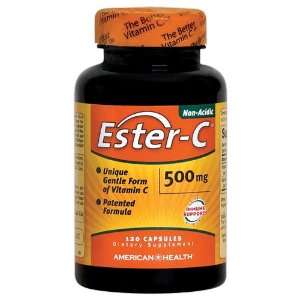  American Health Ester C 500 mg (120 Capsules) Health 