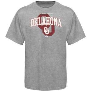   Tee Shirt : Majestic Oklahoma Sooners Youth Momentum T Shirt   Ash