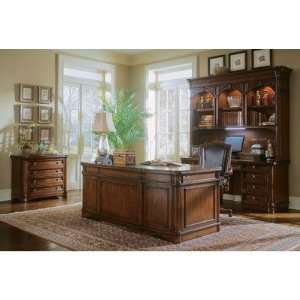  Wynterhall Executive Desk Set in Warm Brown: Office 