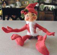 Collectible 1985 AnnaLee Christmas Posable Elf Doll  