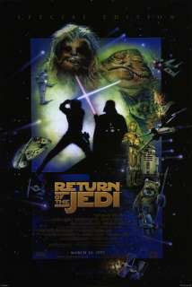 Star Wars / Empire Strikes Back / Return Jedi original movie poster 