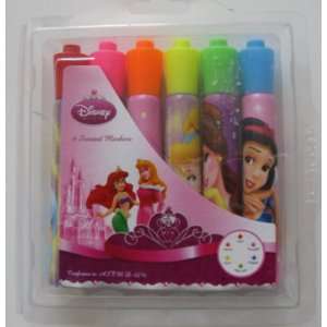  Disney Princess 6 Scented Markers: Toys & Games