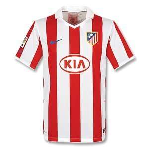  Atletico Madrid Home Soccer Shirt 2010 11: Sports 