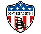   TREAD on ME Sticker OLD GLORY Shield American USA Flag Vinyl Decal