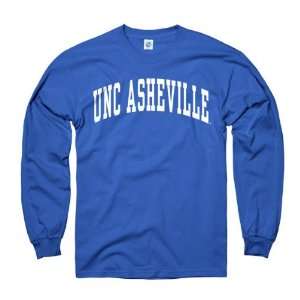  UNC Asheville Bulldogs Royal Arch Long Sleeve T Shirt 