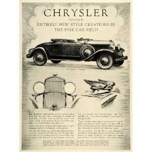  1928 Ad Chrysler Group LLC 75 Roadster Automobile Vintage 