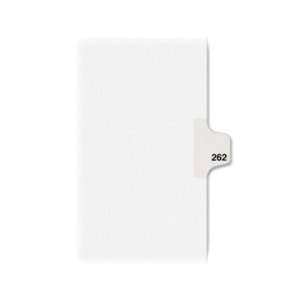  Avery Individual Side Tab Legal Exhibit Dividers   White 