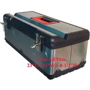  23 Portable Stainless Steel Tool Storage Box: Automotive
