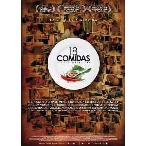  18 comidas Movie Poster (11 x 17 Inches   28cm x 44cm 