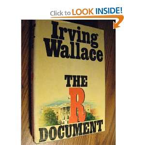  THE R DOCUMENT Irving Wallace Books