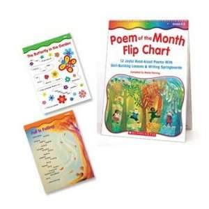   TEACHING RESOURCES POEM OF THE MONTH FLIP CHART 