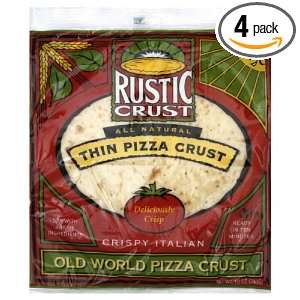 Rustic Crust All Natural, Thin Crispy Italian, 12 Inch Crust, 10 Ounce 