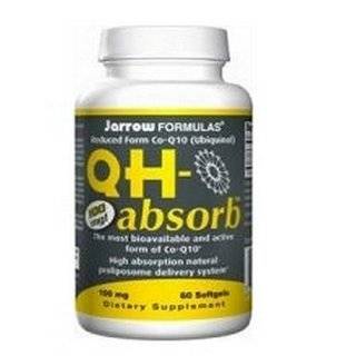 Jarrow Formulas Ubiquinol QH Absorb, 100 mg, 60 Softgels