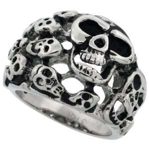   Biker Ring (Available in Sizes 9 to 15), 3/4 in. (19mm) wide, size 14