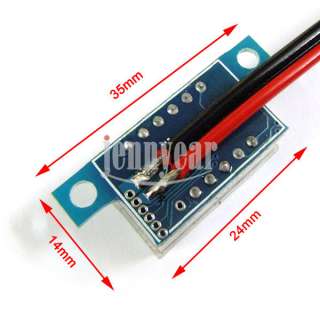   Battery Digital Voltmeter 3.3 17V Blue LED Ultra Small Panel Meter