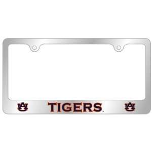  NCAA Auburn Tigers Steel Tag Frame: Sports & Outdoors