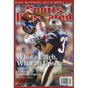  13x19 David Tyree Sports Illustrated Autograph Poster   2 
