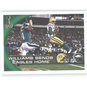 Champions Green Bay Packers #21 Tramon Williams   Williams Send Eagles 