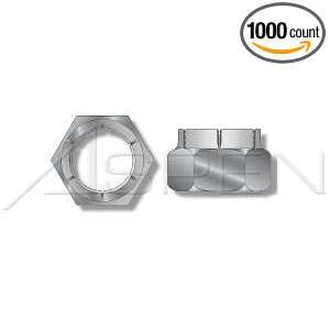  (1000pcs per box) #10 24 Lock Nuts Flex Type Regular Steel 