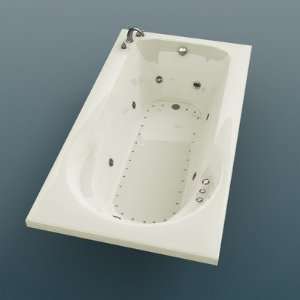 23 Rectangular Air and Whirlpool Jetted Bathtub Color/Trim / Tile 
