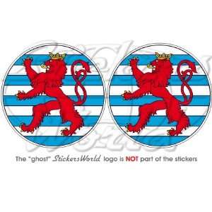 LUXEMBOURG NATO Sentry AWACS Roundels 3 (75mm) Vinyl Stickers, Decals 