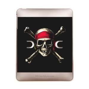  iPad 5 in 1 Case Metal Bronze Pirate Skull Crossbones 
