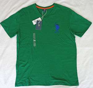 NWT Mens U.S. POLO ASSN T Shirt Short Sleeve Green Size M  